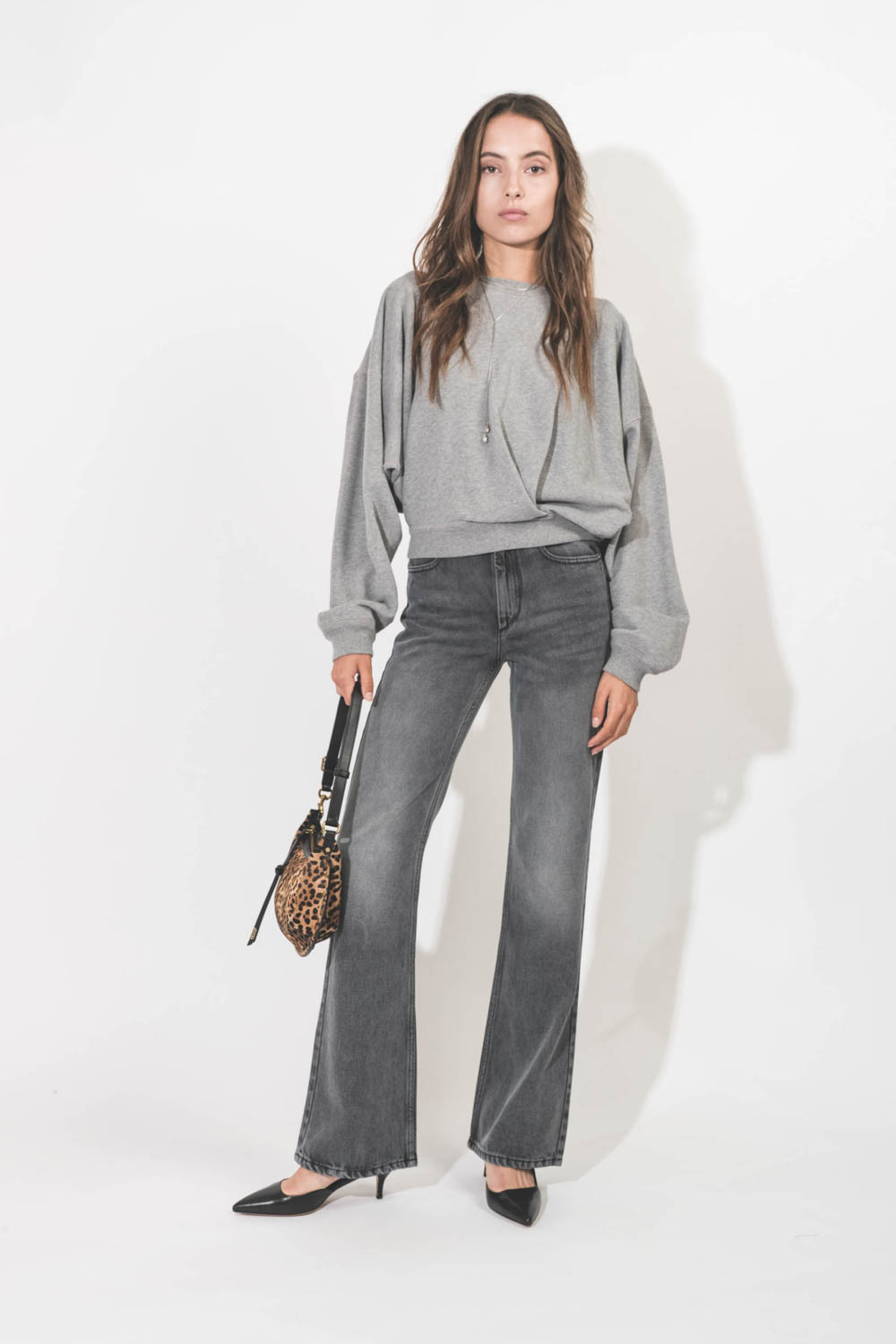 Isabel Marant Etoile Jean Belvira – Gris Clair
