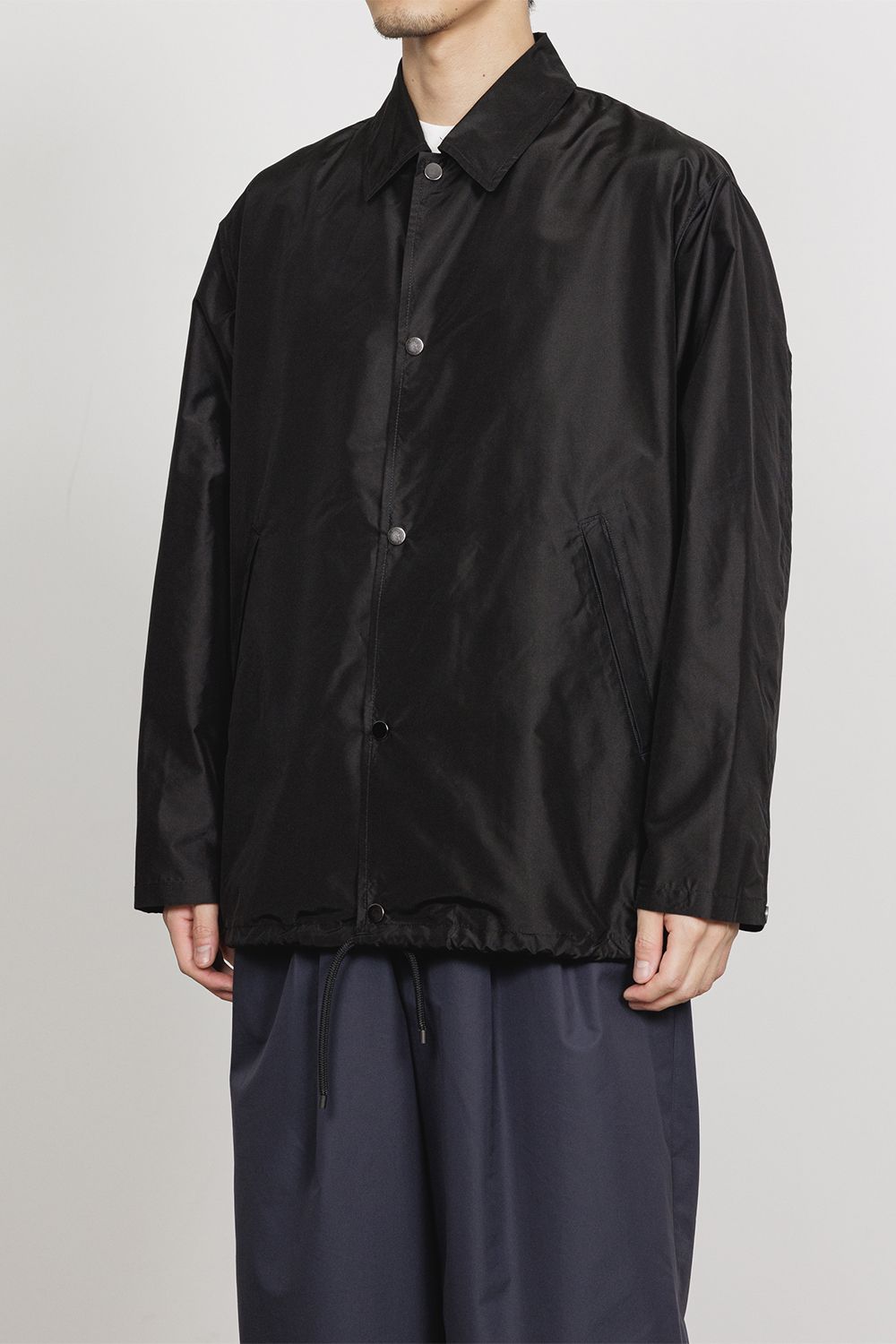 MARKAWARE - SILK TAFFETA COACH JACKET / シルクタフタ コーチ