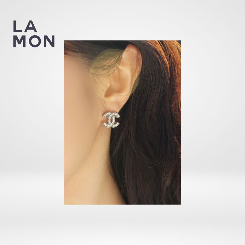 シャネル ピアス CHANEL EARRING A96232 ココマーク メタル ストラス