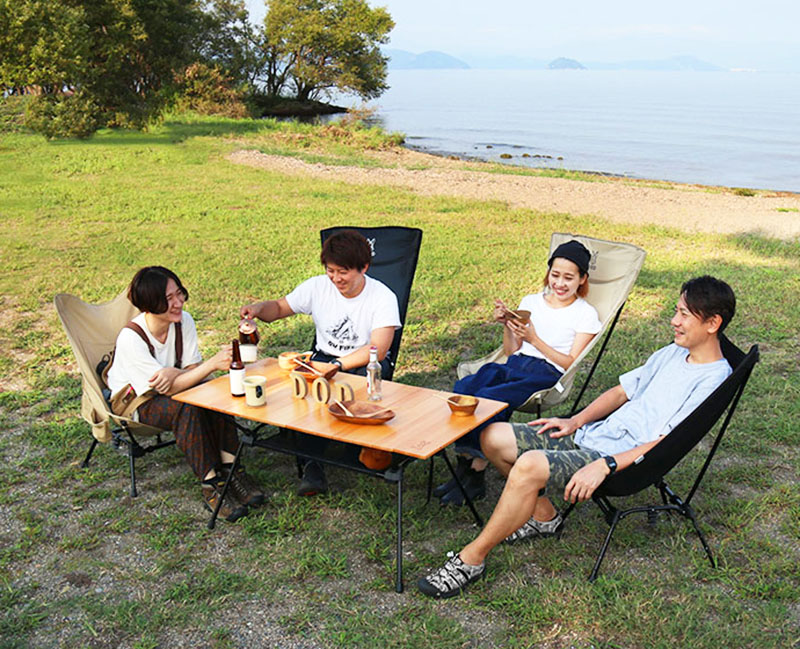 かなりイイね！DODから3段階に高さが調整できる「キャナリーテーブル