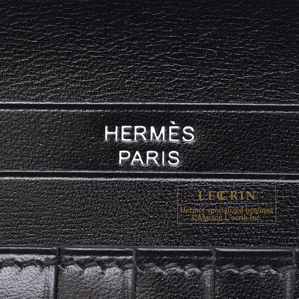 エルメス ベアンコンパクトモノクローム ソーブラック ブラック