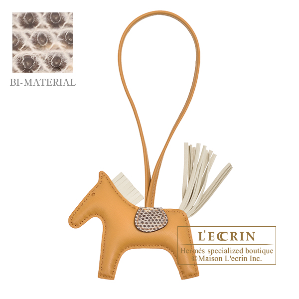 エルメス ロデオチャームタッチPM セサミ/クレ/デゼール アニョーミロ