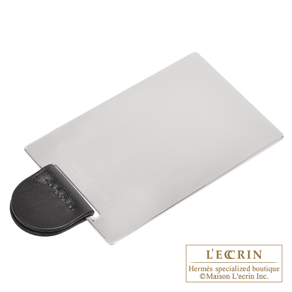 エルメス コンスタンスミニ ミラー ブラック ボックスカーフ ゴールド