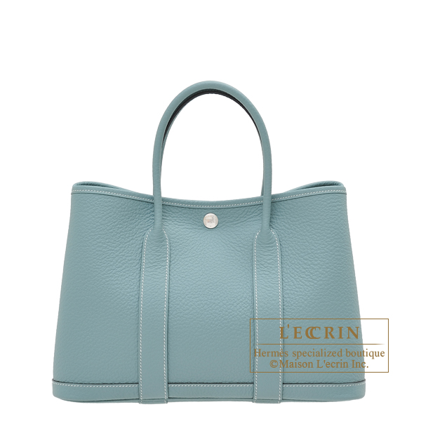 エルメス ガーデンパーティ30/TPM シエル カントリー シルバー金具