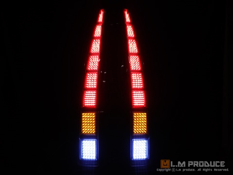 No.57-L150 ムーヴカスタム 後期 テールランプ - LED加工 LEDテール