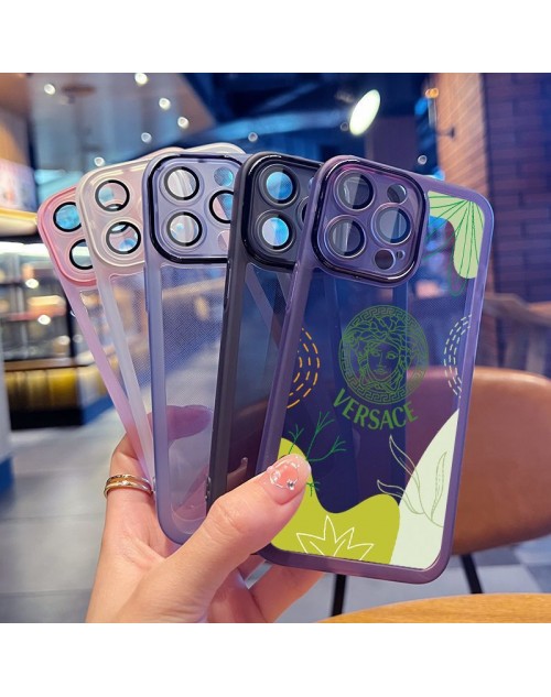 ヴェルサーチiPhone15pro max 16 plus14ケース メドゥーサversace