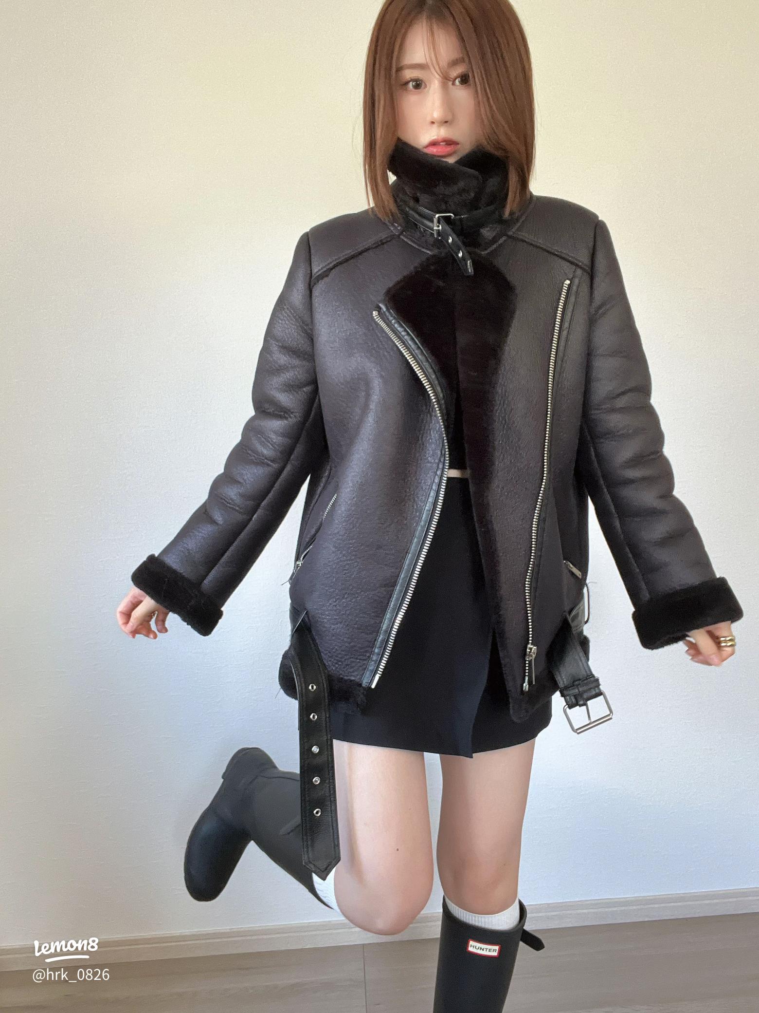 真冬も暖かい！ZARAのダブルフェイスフェイクシープスキンジャケットが