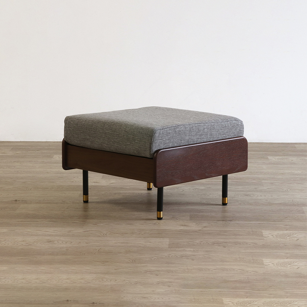 SYU（シュウ） スツール（ブラウン） - オットマンの通販 ｜リビング