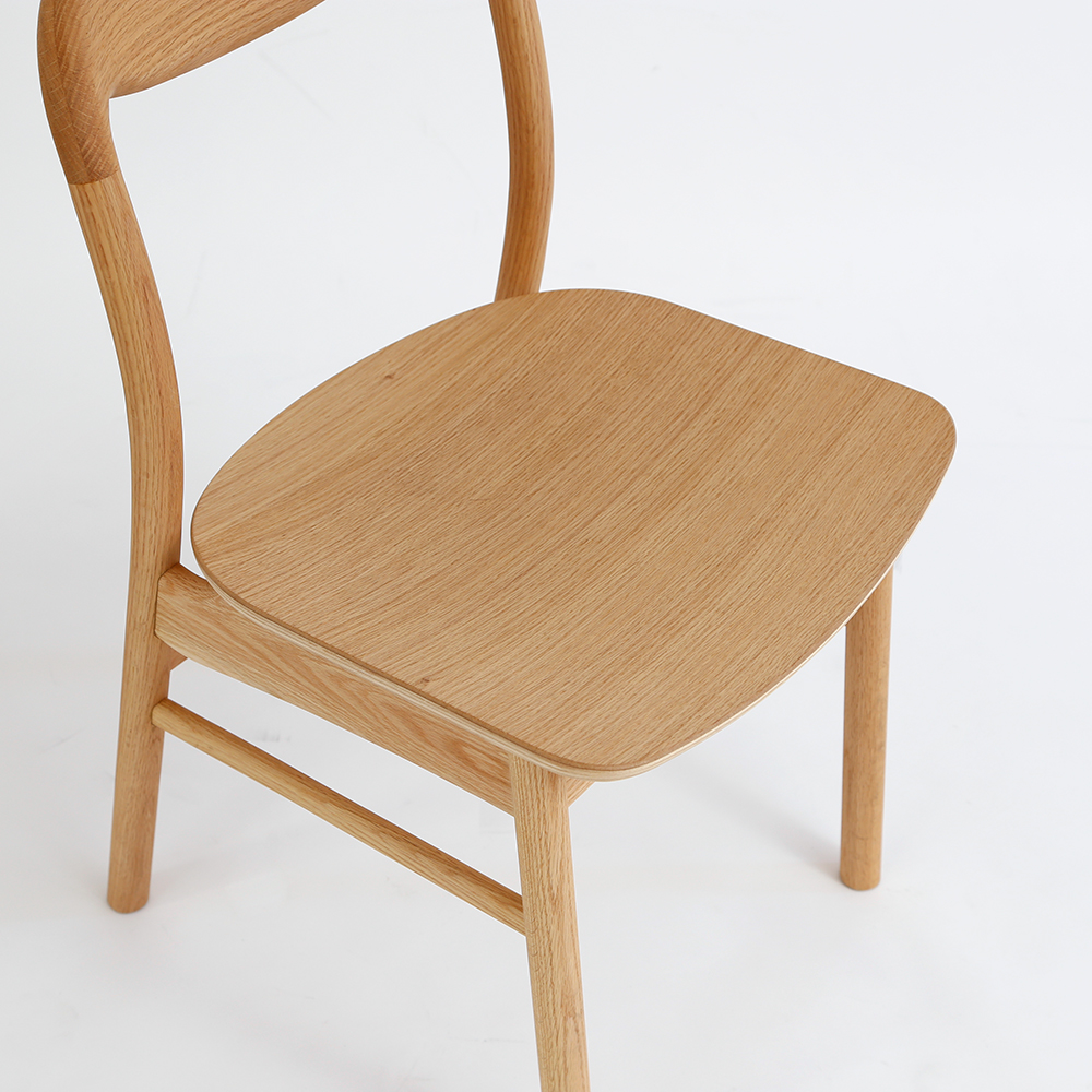 yama（ヤマ）サイドチェア OAK ウレタン塗装（板座） - ダイニング