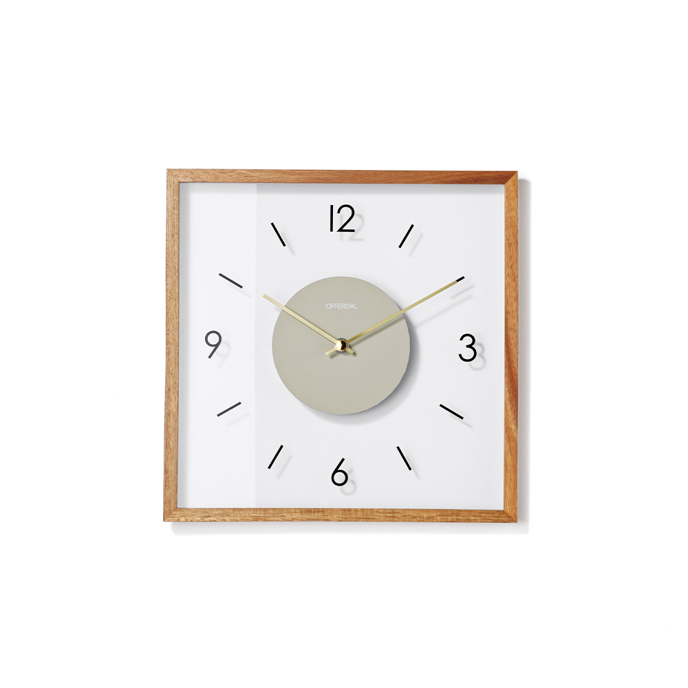 ウォールクロック φ300mm / BC17G グレー - 時計の通販 ｜リビング