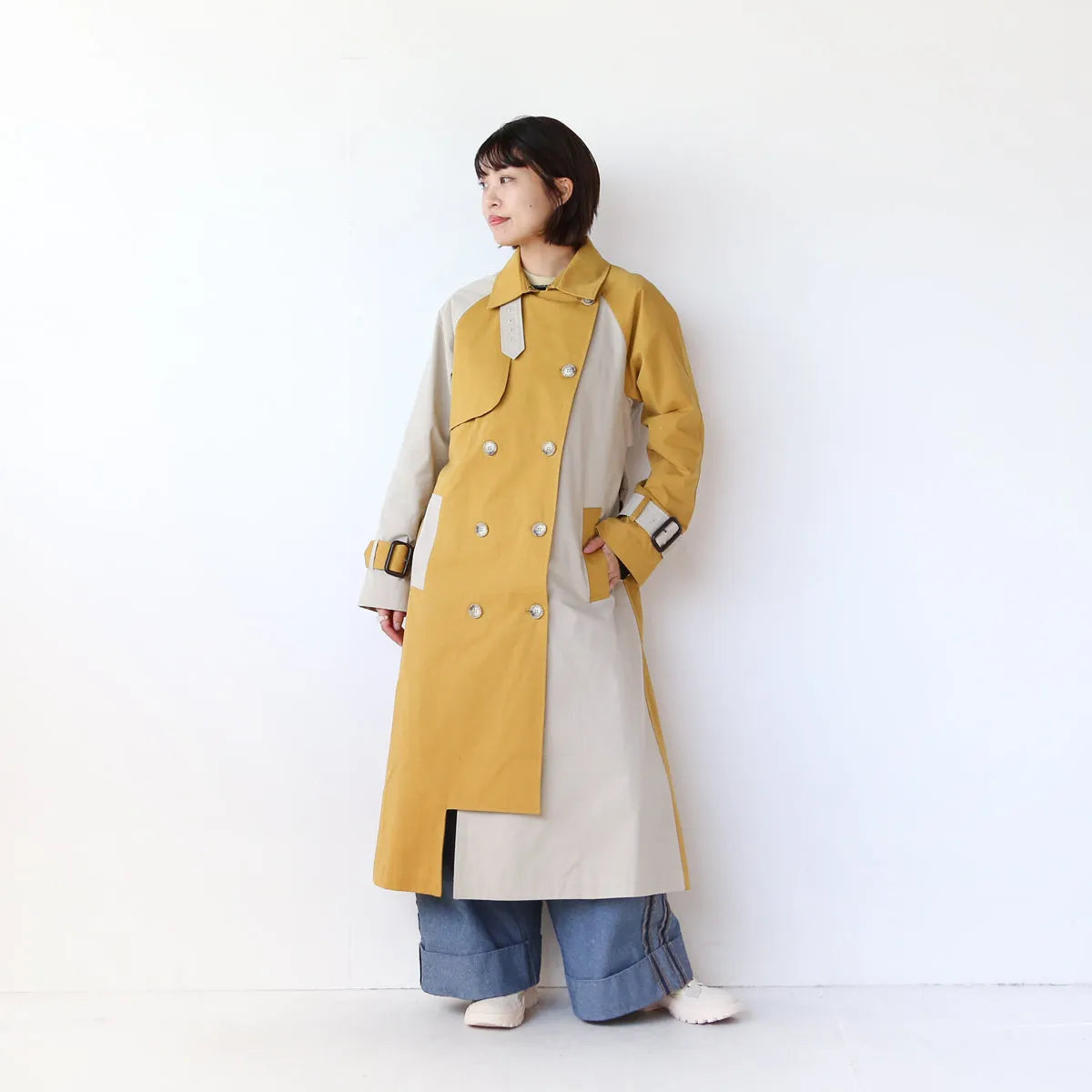 LILA n' citta】バイカラートレンチコート – LILA & CITTA ONLINE SHOP