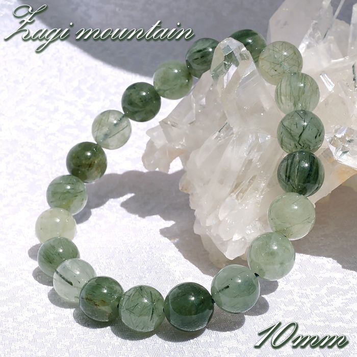 42 ザギ水晶　10mmザギマウンテンクォーツ　ブレスレット Lucky365 パワーストーン 天然石 限定入荷 写真現品 3A級 ザギ