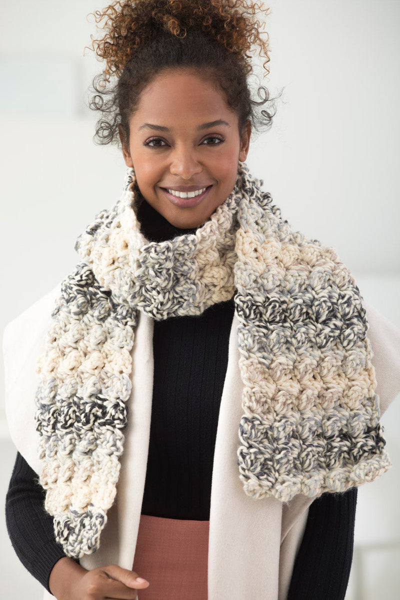Textured Scarf (Crochet) – Lion Brand Yarn