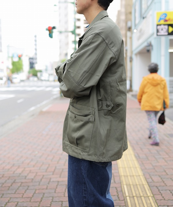 Sassafras/ササフラス Overgrown Fatigue Jacket - Military Satin