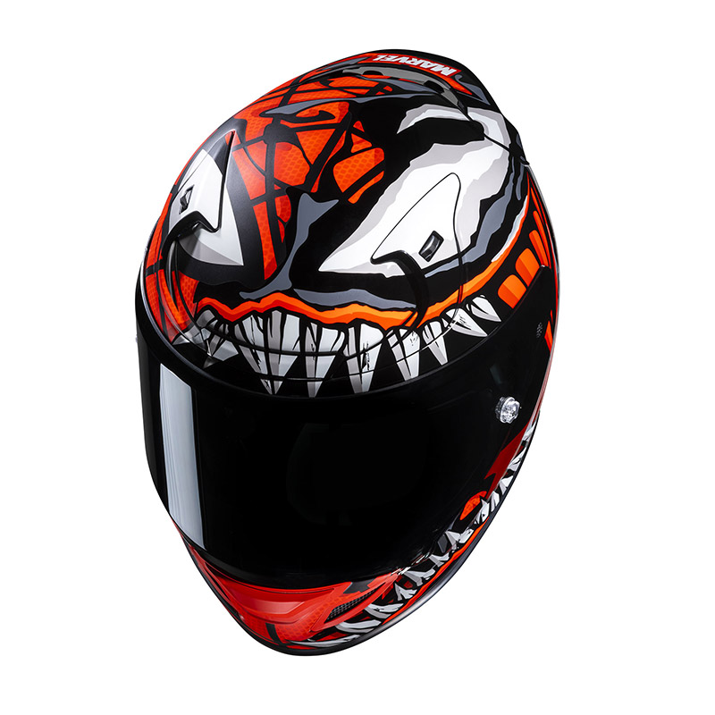 Hjc Rpha 12 最大化されたヴェノム マーベル ヘルメット | MotoStorm [jp]