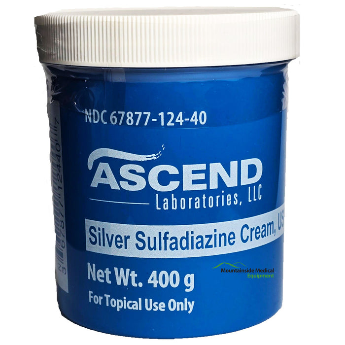 Silver Sulfadiazine Cream 1% Jar 400 Grams by Ascend
