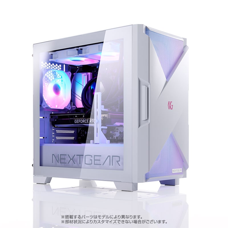NEXTGEAR JG-A5G60(ホワイトカラー5点セット)│デスクトップパソコンの