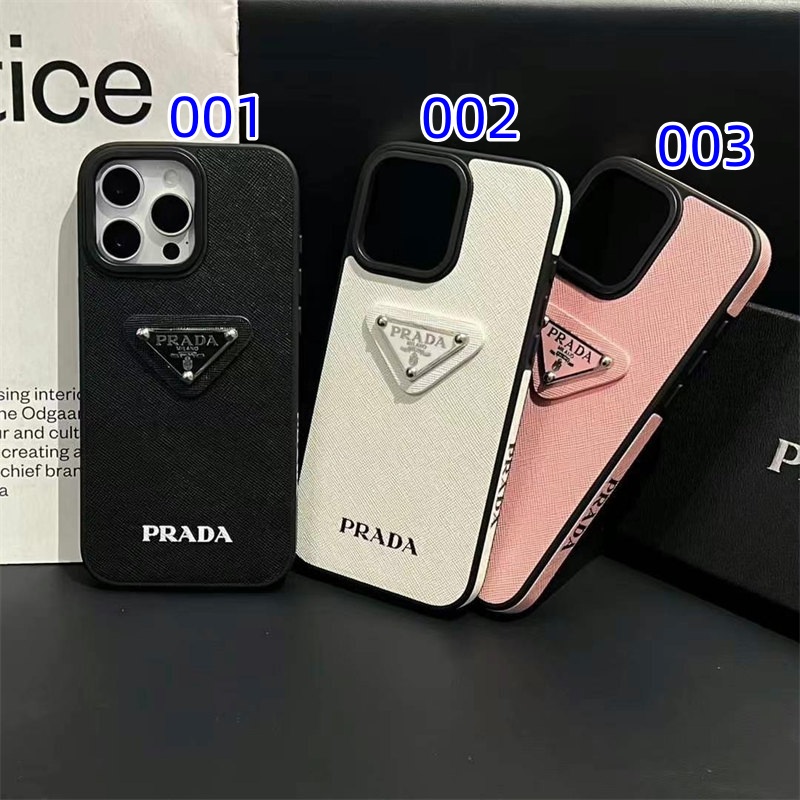 スマホケース プラダ サフィアーノレザー prada iphone16 ケース