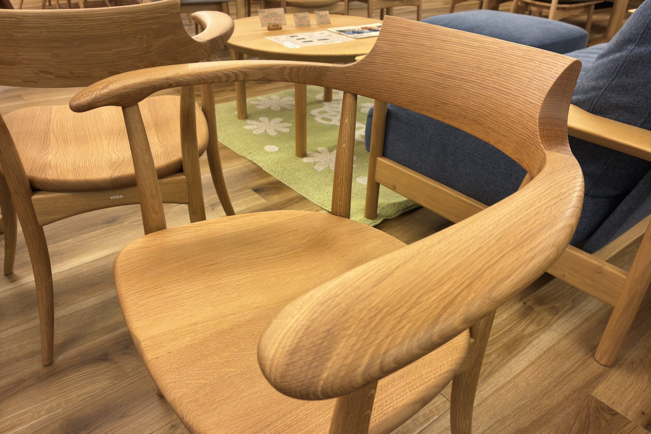 飛騨産業「侭」豆型オーダーダイニング4点セット – 木匠舘マイドゥ