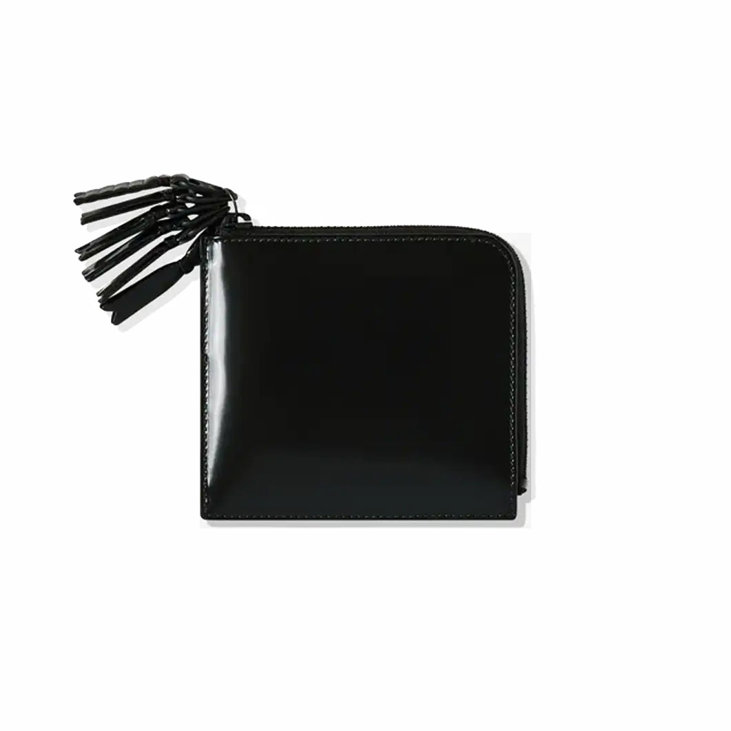 COMME des GARCONS L字型 ZIPウォレット Zipper Medley ブラック