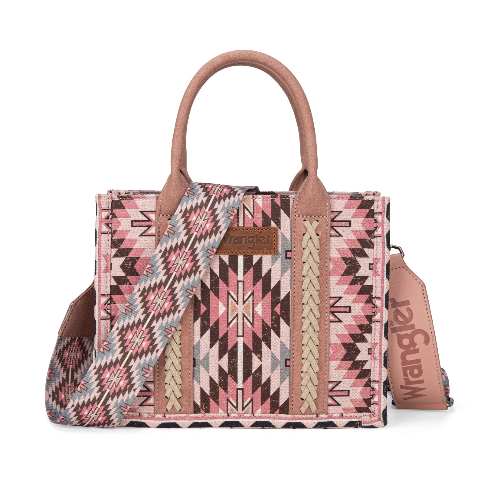 WG2213-8120S Wrangler Southwestern Pattern Dual Sided Print -Tote