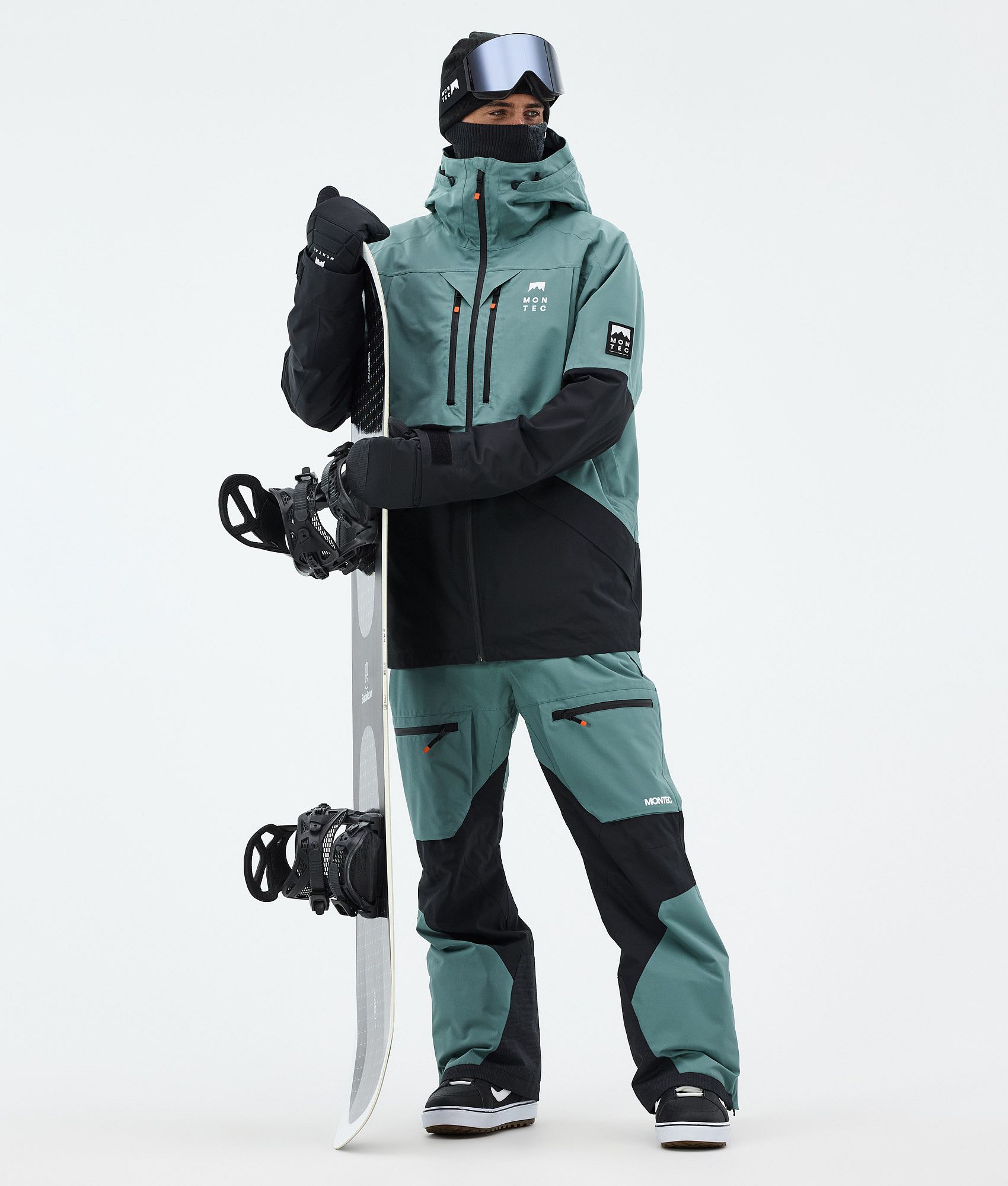 Montec Arch Snowboard Pants Men Atlantic/Black | Montecwear.com