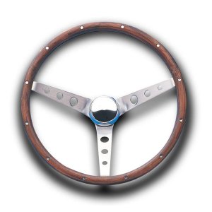 Grant Classic GM Model Wood Steering Wheel 37cm - MOONEYES (Japanese)
