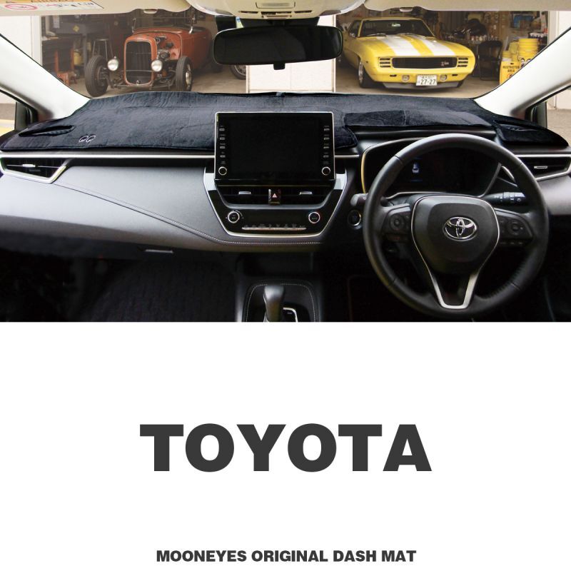 TOYOTA（トヨタ）用 MOONEYES オリジナル DASH MAT(ダッシュ ボード