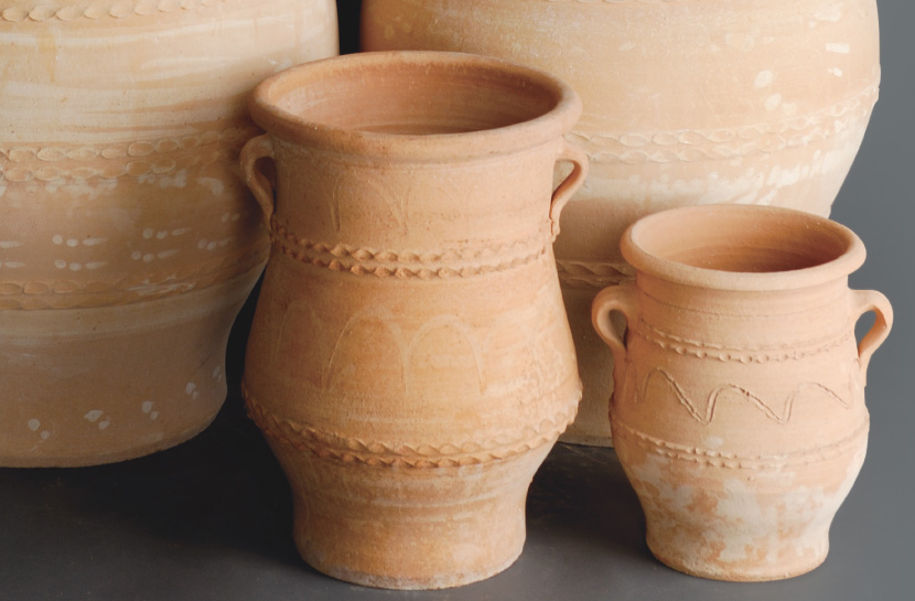 ハンドメイド・テラコッタ植木鉢【ボガツォピサ―ロ】大型 | 素焼き