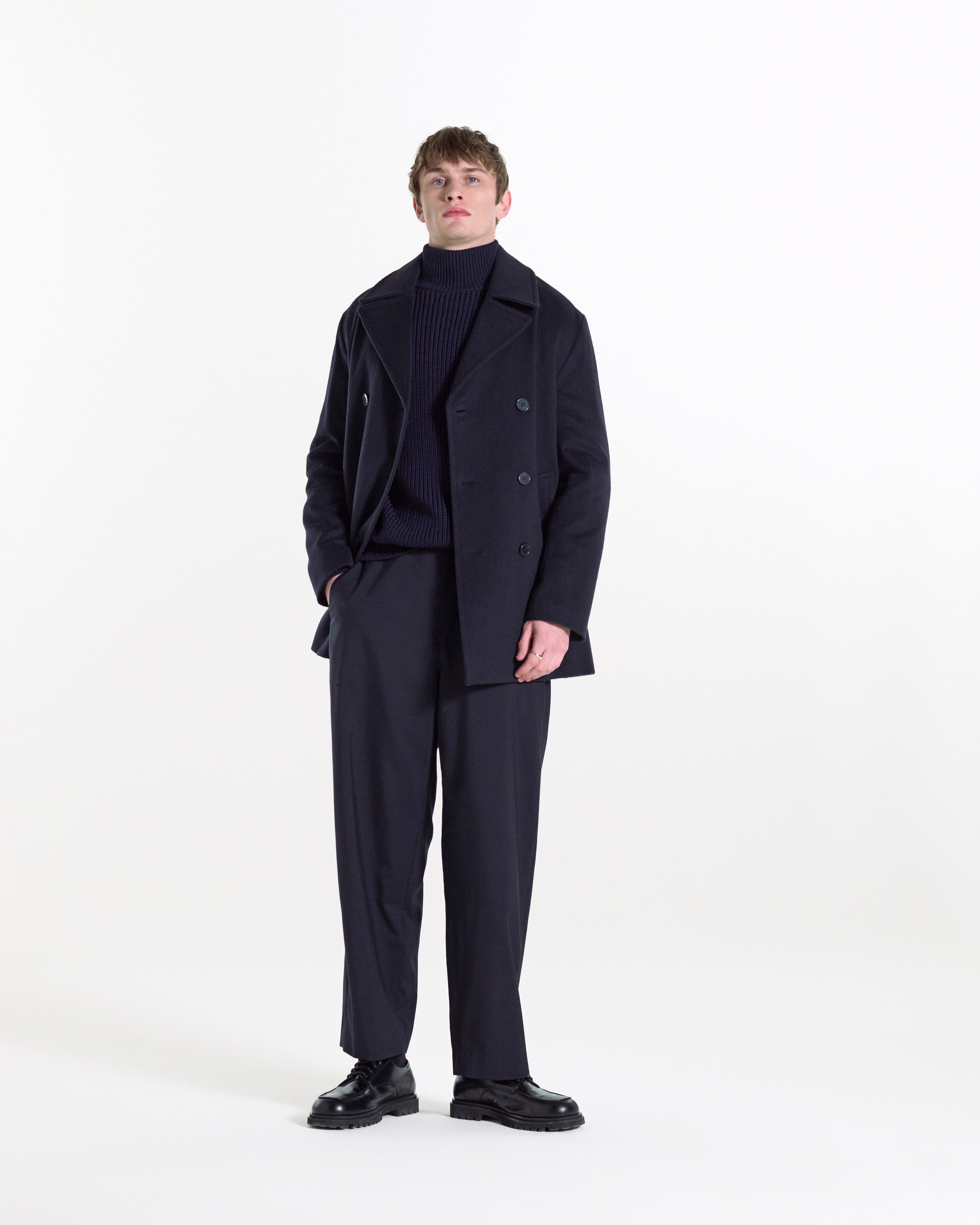 メンズ DALTON - ウール ピーコート – Mackintosh