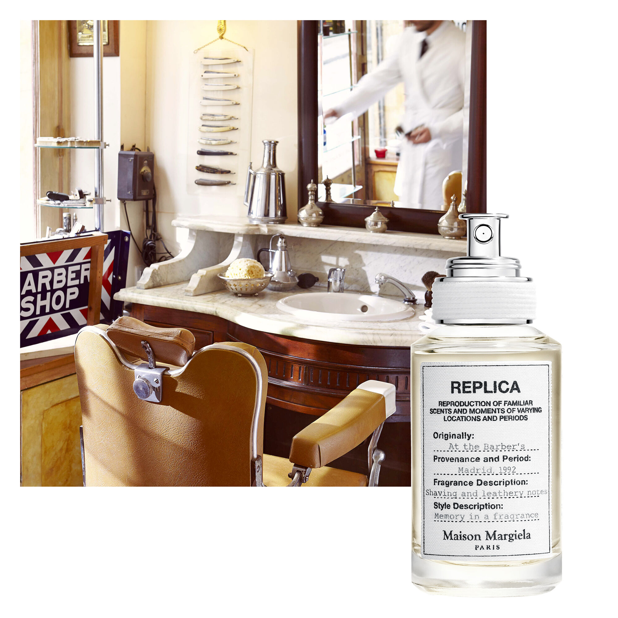 REPLICA At the Barber's, Eau de Toilette by Maison Margiela