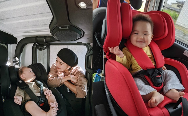 乗り心地バツグンの360°回転チャイルドシート！RECARO「Salia J」と