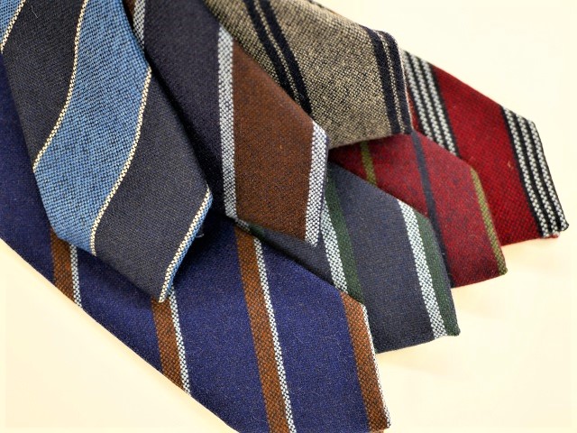 TIES】これからの季節に！温かみのある品の良さが魅力のカシミアタイを