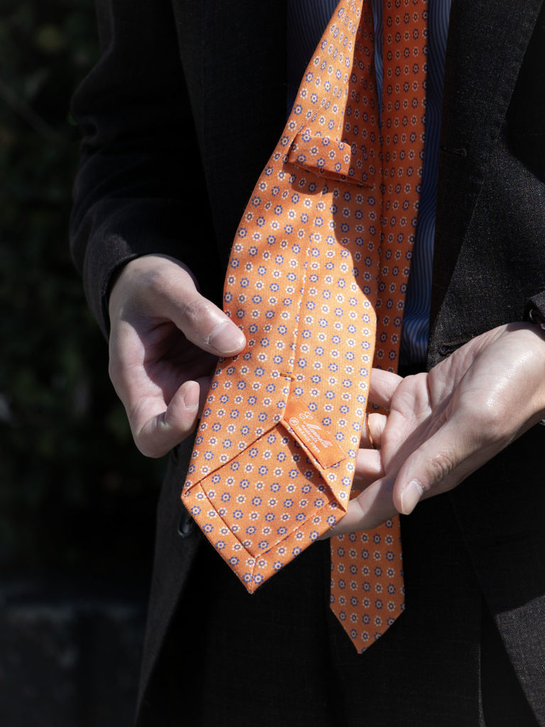 TIES】STYLE SAMPLE ”ORANGE FIBER”オレンジファイバータイ | E