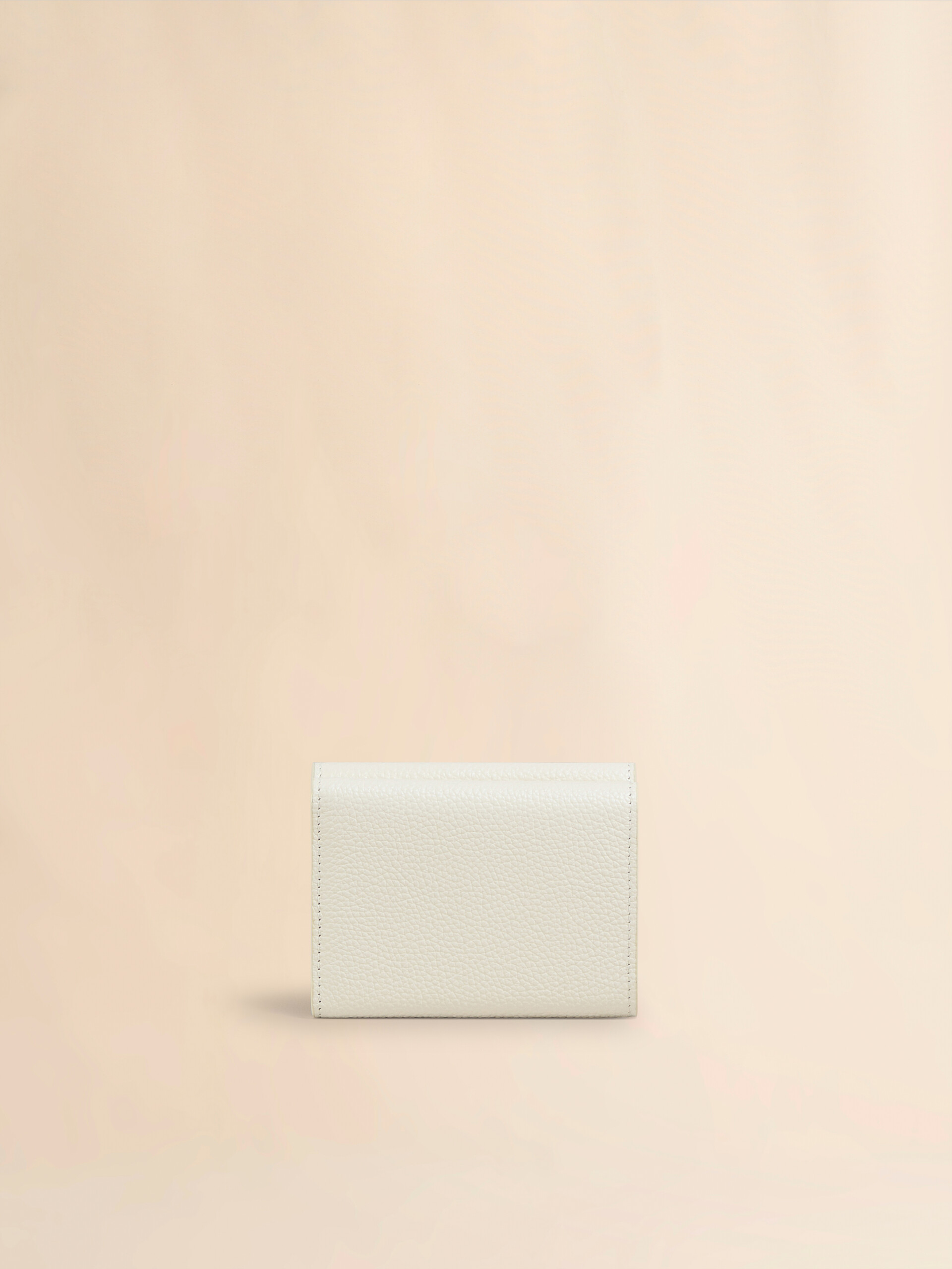 アイボリー レザー メンディング 三つ折りウォレット | Marni