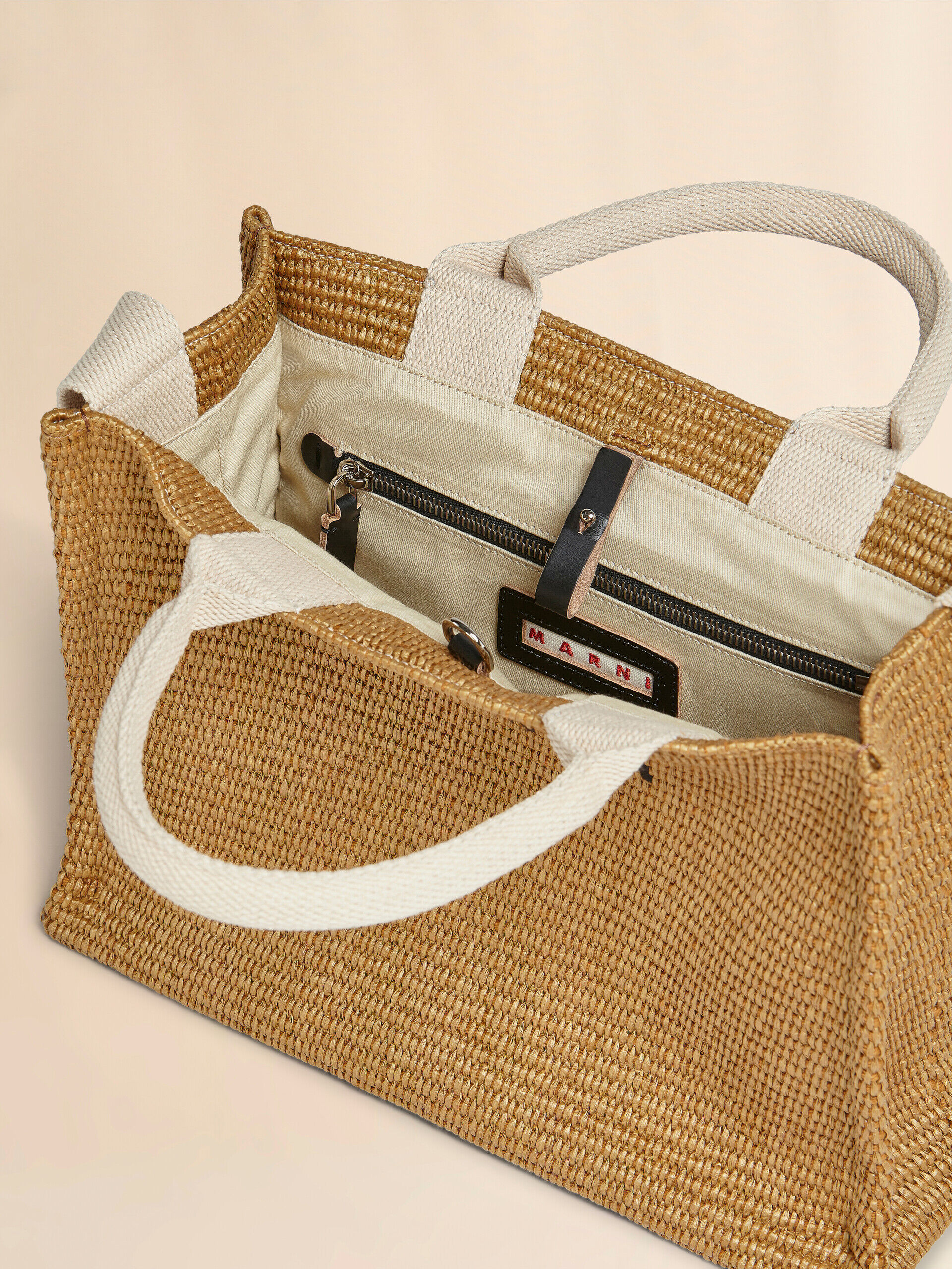 ナチュラル トートバッグスモール | Marni