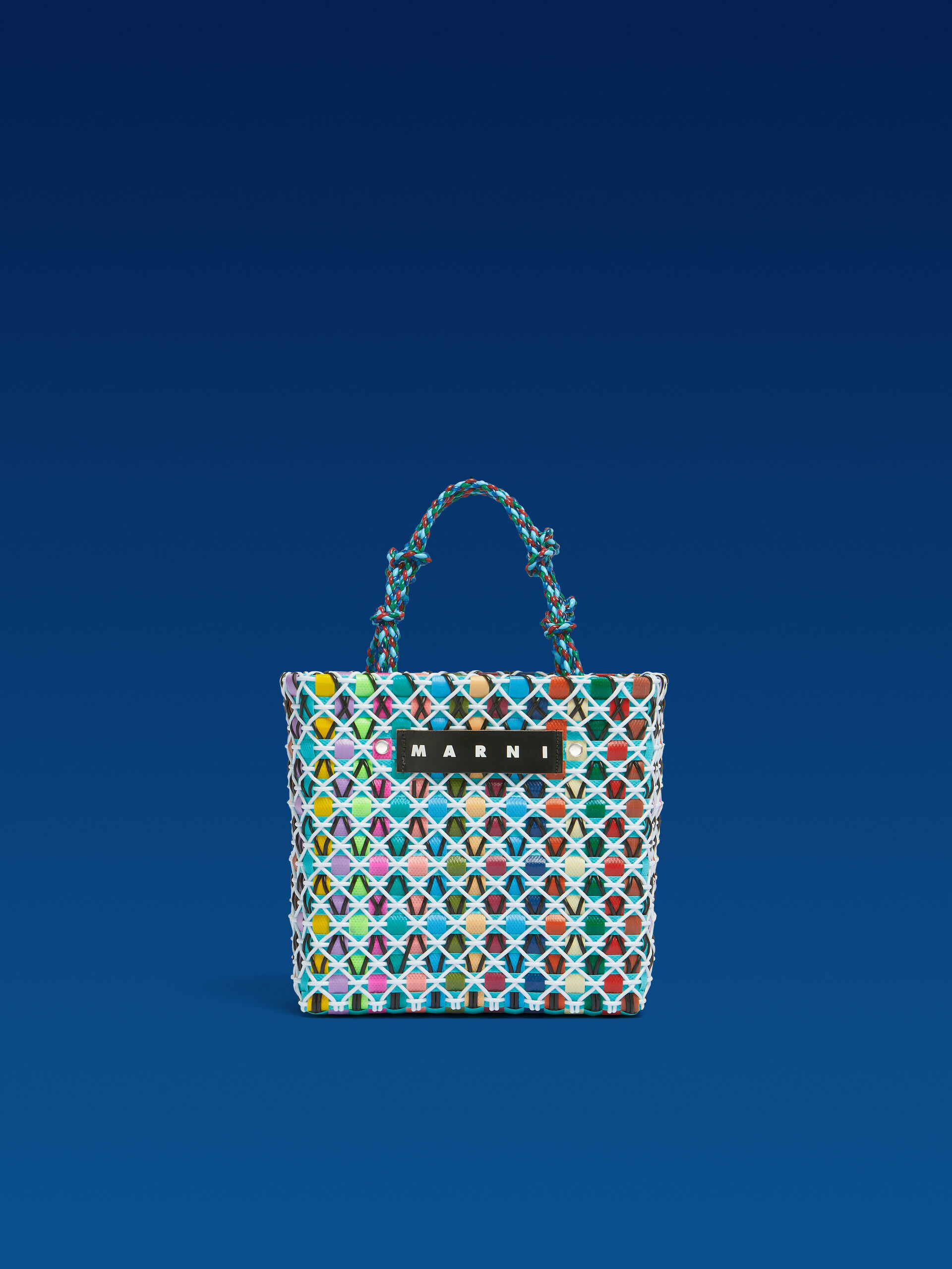 ライトブルー マルチカラー MARNI MARKET CAKE BASKET バッグ | Marni