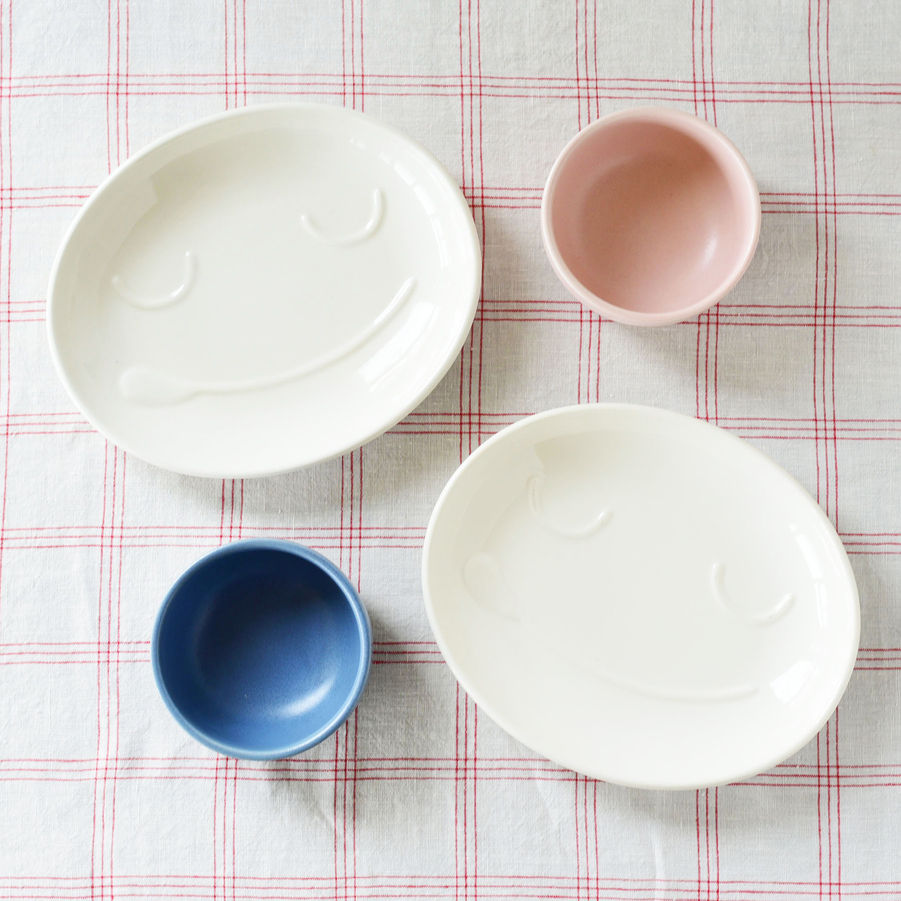 ギフトセット :: 出産 :: 子ども用オーバルプレートとボウルのペア