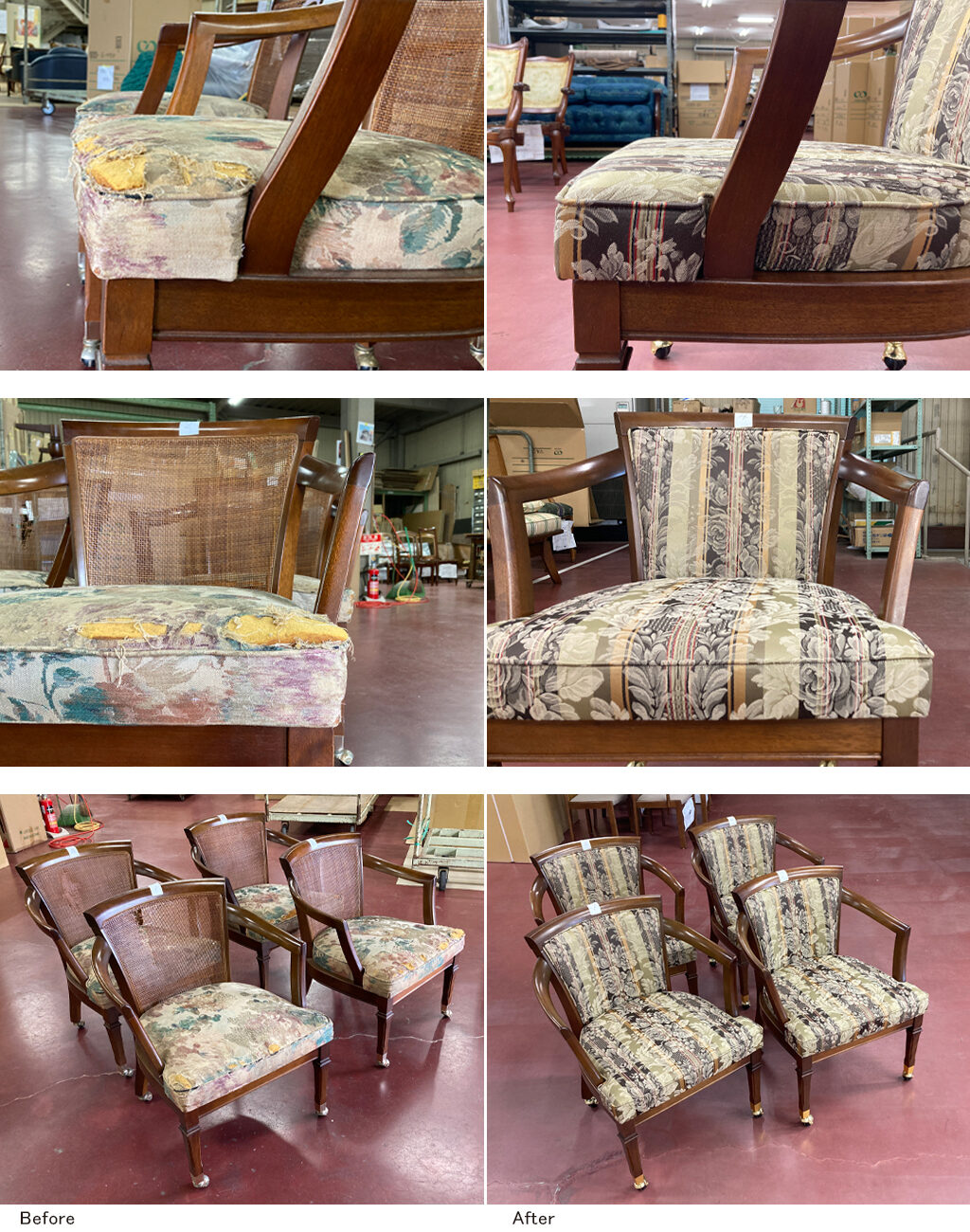 地中海 ロベリアLDチェア張替え K様邸 - マルニ木工 公式サイト - Maruni