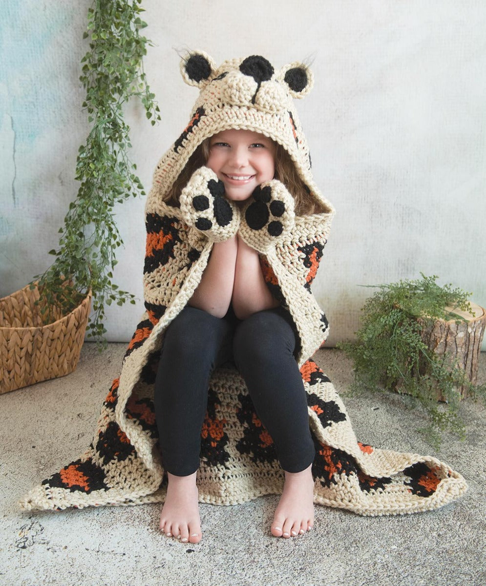 Hooded Leopard Blanket – Mary Maxim