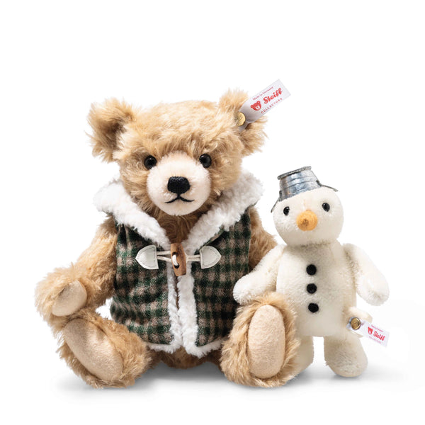 Winter Teddy Bear with Snowman Plush - Steiff 2024 Limited Edition