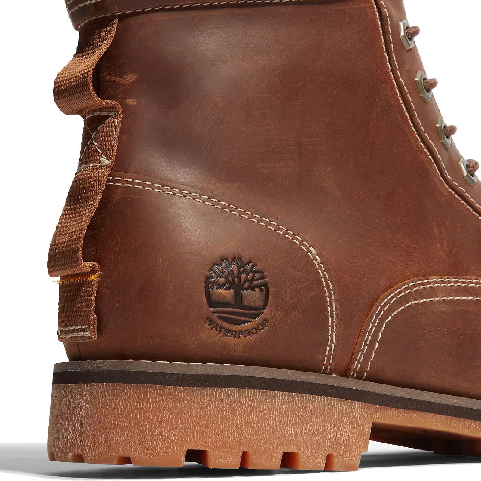 Timberland Men's Rugged 6 Inch Waterproof Ankle Boot - A2JJB - Rust
