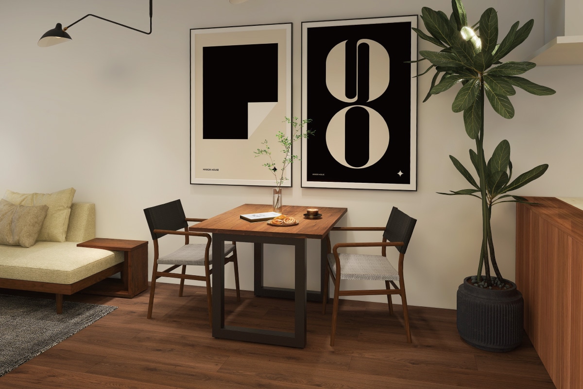 WILDWOOD DINING TABLE(W 100cm × D 65cm)の通販 / マスターウォール