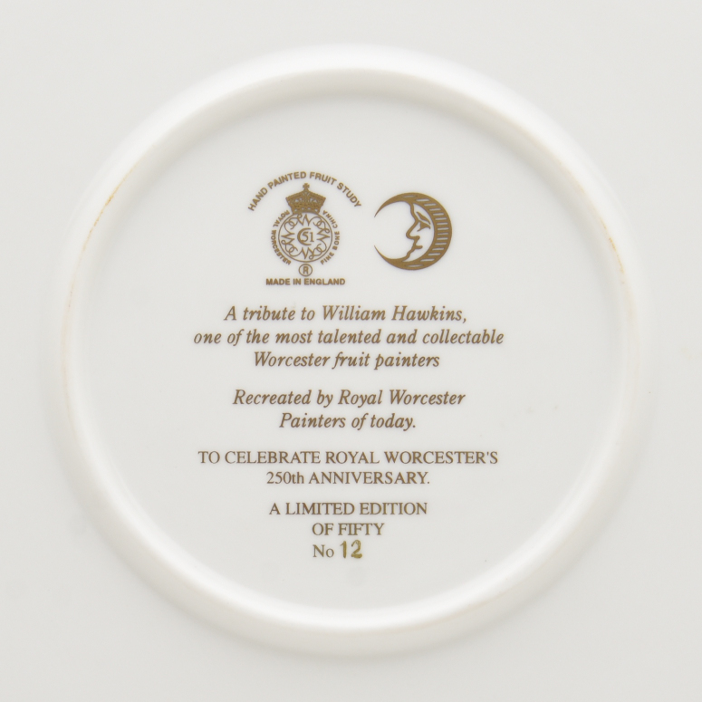 ロイヤルウースター(ROYAL WORCESTER) 飾り皿 ペインテッドフルーツ