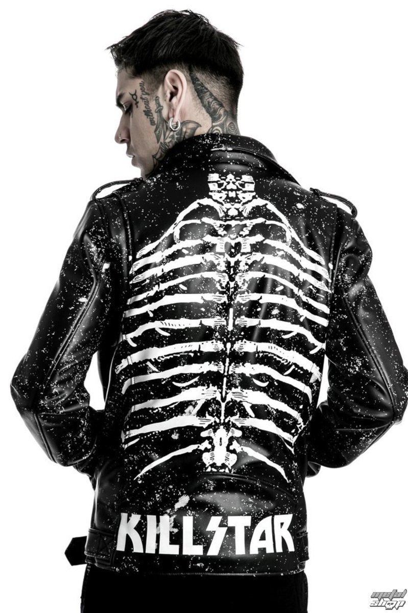 bunda pánská (křivák) KILLSTAR - Morgue Master - Black - K-JKT-M