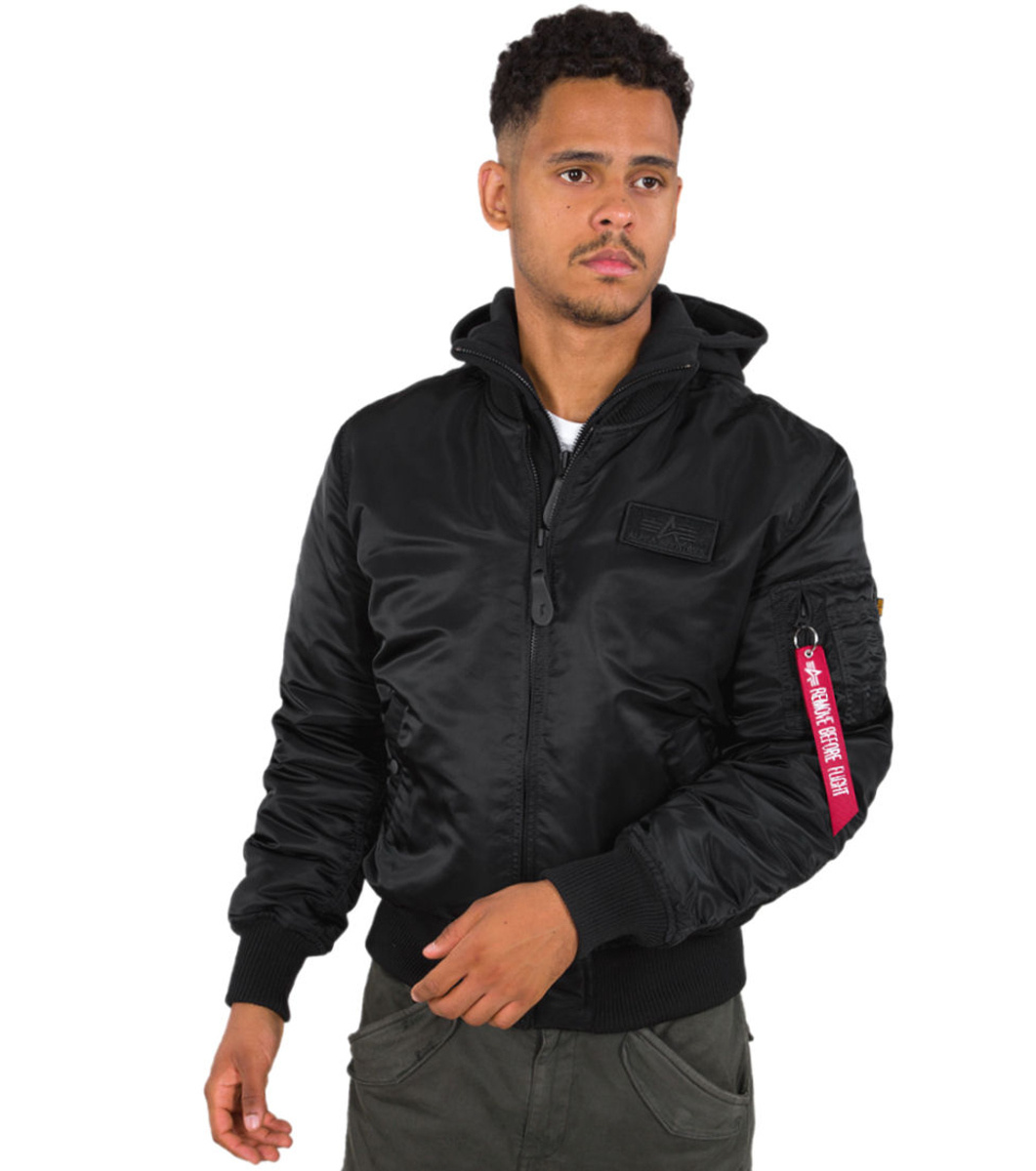 men's jacket (bomber) ALPHA INDUSTRIES - MA-1 - black
