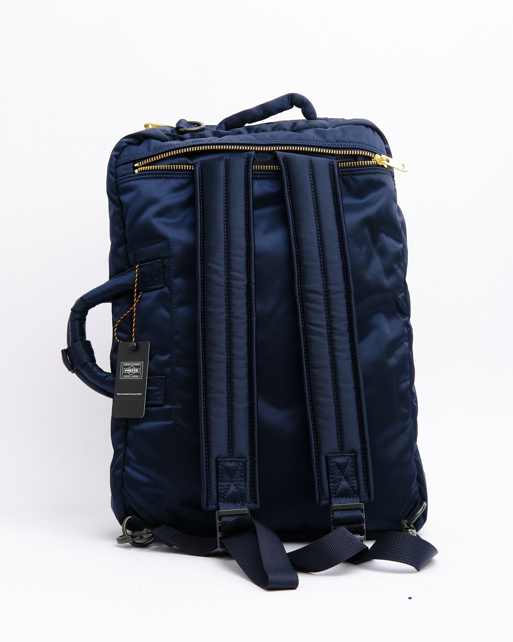New Tanker 3-Way Document Bag Navy by Porter by Yoshida - Meadow
