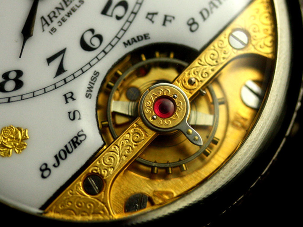 ヘブドマス 8日巻き懐中時計 【1965年頃】