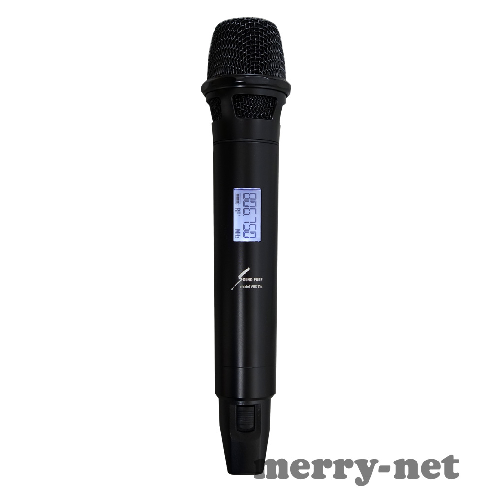 Sound Pure(サウンドピュア)v8011s ワイヤレスハンドマイク2本セット