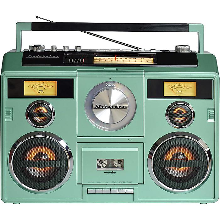 Studebaker ／ ポータブルステレオ ラジカセ Bluetooth／CD／AM-FM